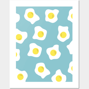 Eggs pattern Posters and Art